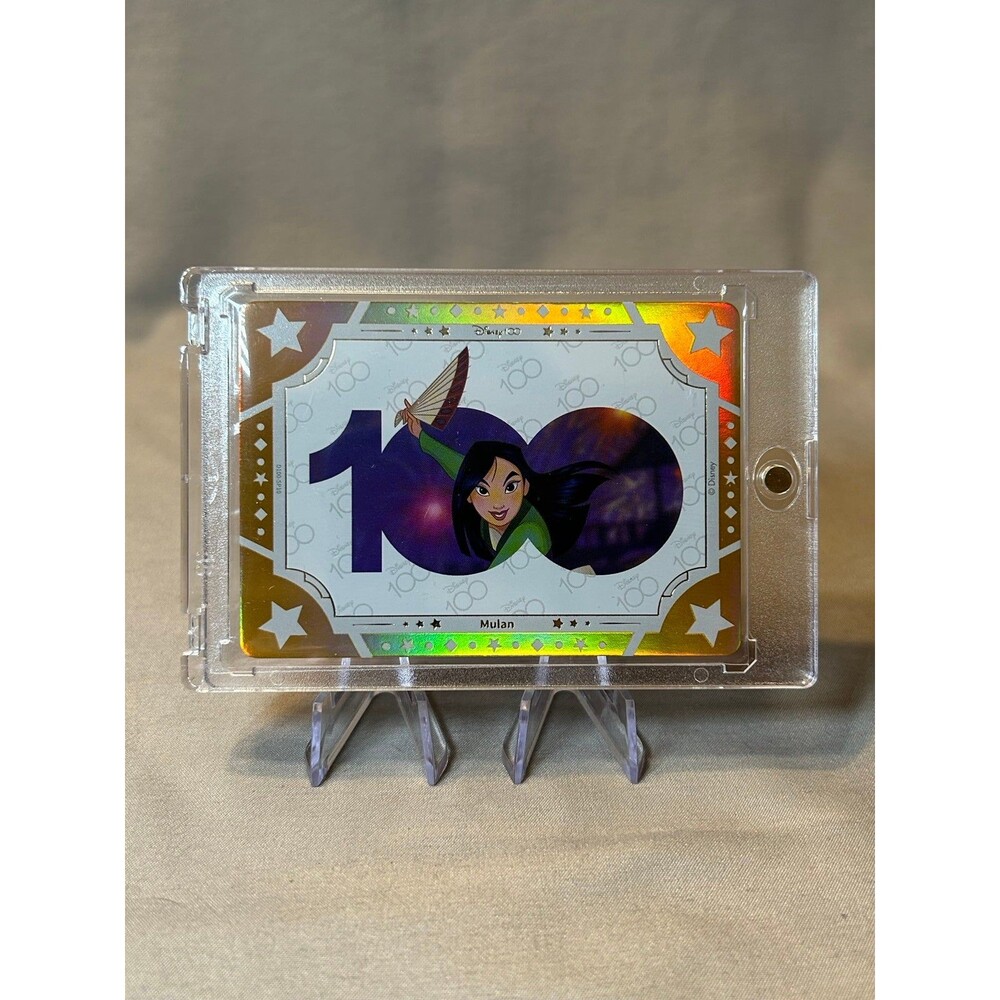 Disney Card Fun Joyful Art Gold Mulan Serial Numbered 76/100 (PM)